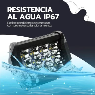 FOCO LED NEBLINERO 36W IP67 ALTA POTENCIA PARA VEHICULOS - 6