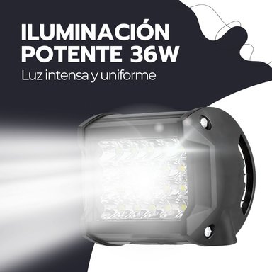 FOCO LED NEBLINERO 36W IP67 ALTA POTENCIA PARA VEHICULOS - 7