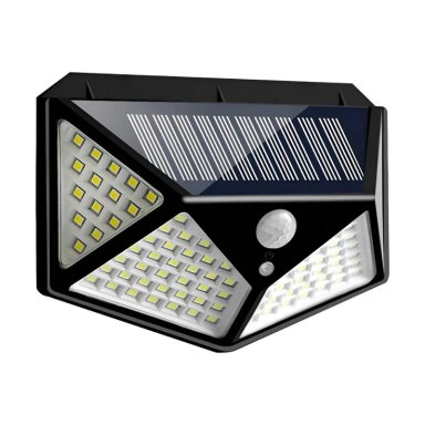 FOCO SOLAR 100 LED SENSOR MOVIMIENTO CON PINZA IP65 - 1