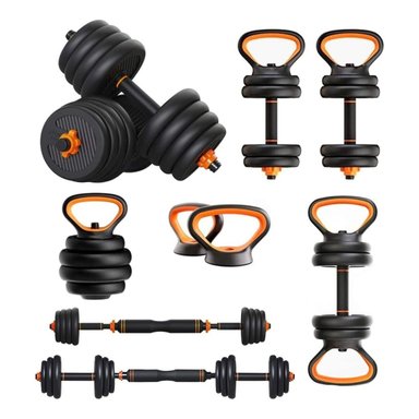 SET MANCUERNAS BARRA DISCOS PESA RUSA 40 KG - 040KGB - 1