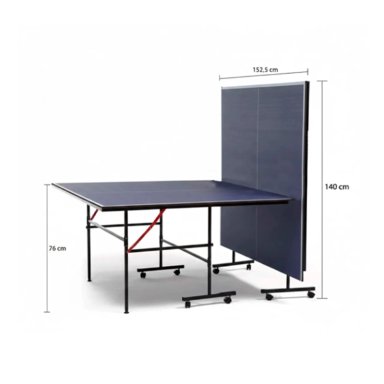 MESA DE PING PONG FRONTON PLEGABLE 25 MM CON RUEDAS – SD-TTB03 - 8