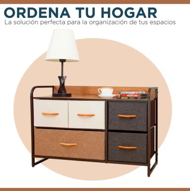 CAJONERA RACK COMODA 5 CAJONES - 2