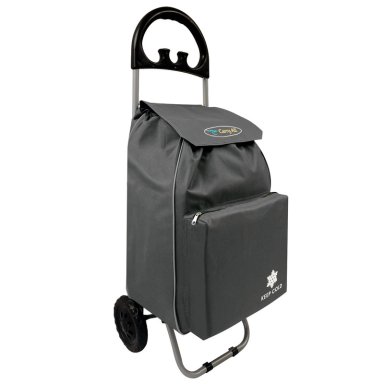 CARRITO DE COMPRAS PLEGABLE GLASGOW 47 LITROS GRIS - 1