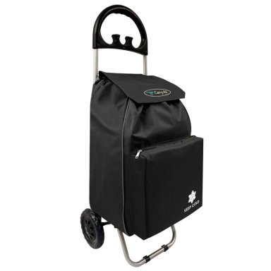 CARRITO COMPRAS CARRY ALL PLEGABLE GLASGOW 47 LITROS NEGRO - 1