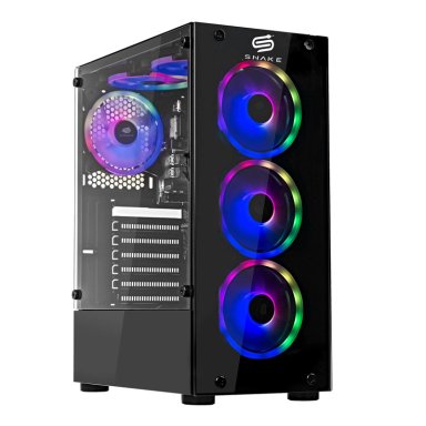 PC GAMER VIBORA BLACK V2 AMD RYZEN 5 5600GT, SSD 500GB, RAM 16 GB | SNAKE GAMER - 1