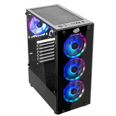 PC GAMER VIBORA BLACK V2 AMD RYZEN 5 5600GT, SSD 500GB, RAM 16 GB | SNAKE GAMER - 3
