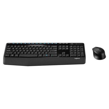 COMBO TECLADO Y MOUSE INALAMBRICO LOGITECH MK345 USB NEGRO - 1