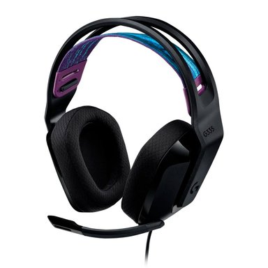 AUDIFONOS GAMER LOGITECH G335 ALAMBRICO, CONECTOR 3.5MM NEGRO - 1
