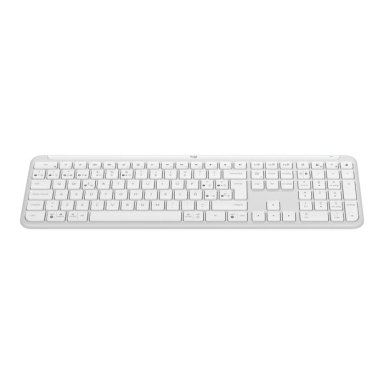 Teclado Inalámbrico Logitech Signature Slim K950 Blanco Español Bluetooth USB - 1
