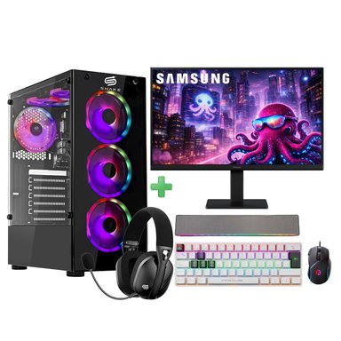 PC SNAKE GAMER + MONITOR 22” RYZEN 5 5600GT 16GB RAM 512GB - 1