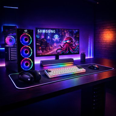 PC SNAKE GAMER + MONITOR 22” RYZEN 5 5600GT 16GB RAM 512GB - 2