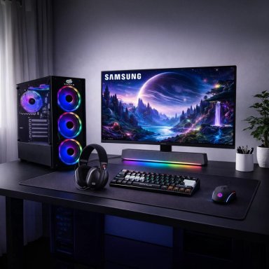 PC SNAKE GAMER + MONITOR 22” RYZEN 3 3200G 16GB RAM 256GB - 2