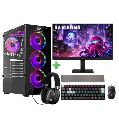 PC SNAKE GAMER + MONITOR 22” RYZEN 5 5600GT 16GB RAM 512GB - 1