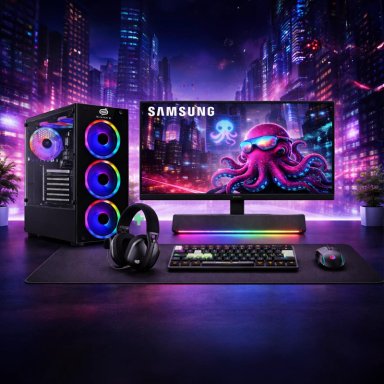 PC SNAKE GAMER + MONITOR 22” RYZEN 5 5600GT 16GB RAM 512GB - 2