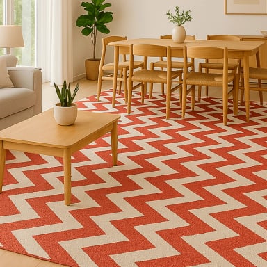 ALFOMBRA BAZHARS KELIM PAU GALL 10 NRED 170X240 CM ROJO - 2