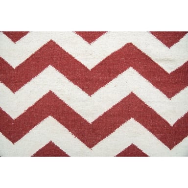 ALFOMBRA BAZHARS KELIM PAU GALL 10 NRED 170X240 CM ROJO - 4