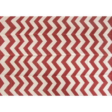 ALFOMBRA BAZHARS S KELIM PAU GALL 10 NRED 140X200 CM ROJO - 1