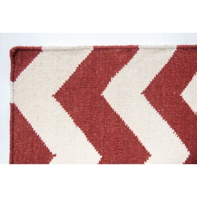 ALFOMBRA BAZHARS S KELIM PAU GALL 10 NRED 140X200 CM ROJO - 7