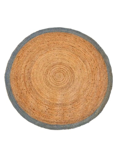 ALFOMBRA REDONDA BAZHARS  JUTE NAV BK 080 RND 200X200 CM BEIGE - 1