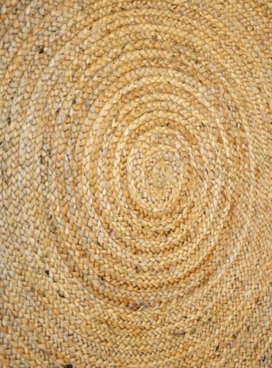 ALFOMBRA REDONDA BAZHARS  JUTE NAV BK 080 RND 200X200 CM BEIGE - 5
