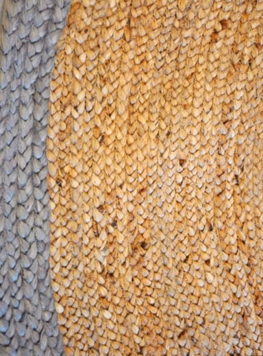 ALFOMBRA REDONDA BAZHARS  JUTE NAV BK 080 RND 200X200 CM BEIGE - 6