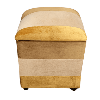 POUF MUEBLES RIMAR CAFÉ CLARO BAUL - 1