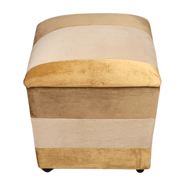 POUF MUEBLES RIMAR CAFÉ CLARO BAUL - 5