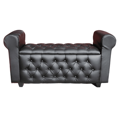 BANQUETA MUEBLES RIMAR BAUL CAPITONE CON BRAZO 135X40X50 - 1