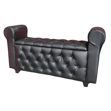 BANQUETA MUEBLES RIMAR BAUL CAPITONE CON BRAZO 135X40X50 - 2