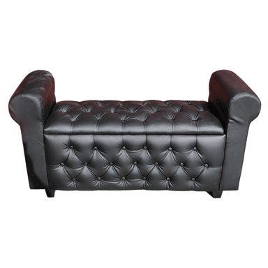 BANQUETA MUEBLES RIMAR BAUL CAPITONE CON BRAZO 135X40X50 - 3