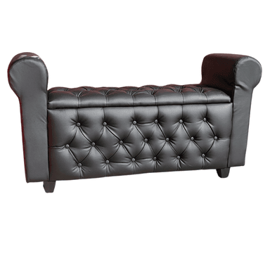 BANQUETA MUEBLES RIMAR BAUL CAPITONE CON BRAZO 135X40X50 - 4