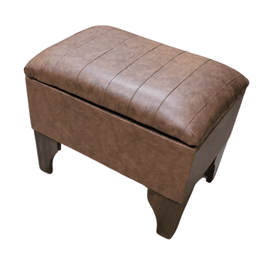 BANQUETA MUEBLES RIMAR BAUL CAFÉ LINEAL 60X40X45 - 3
