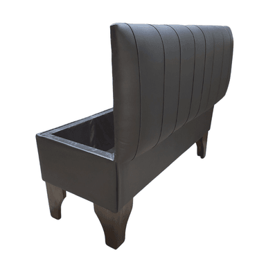 BANQUETA MUEBLES RIMAR BAUL LINEAL NEGRO ECO CUERO 105X40X45X20 - 4