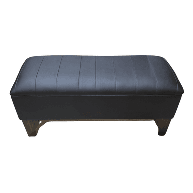 BANQUETA MUEBLES RIMAR BAUL LINEAL NEGRO ECO CUERO 105X40X45X20 - 5