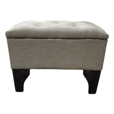 BANQUETA MUEBLES RIMAR CANELA BAUL BOTONE LINO 60X40X45X20 - 4