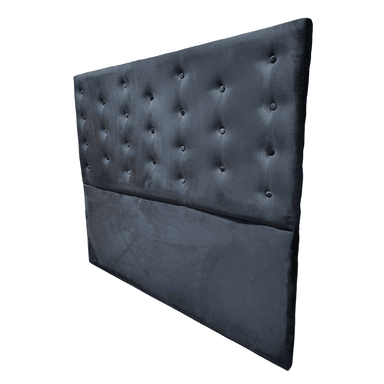RESPALDO MUEBLES RIMAR A PISO 2 PLAZAS FELPA NEGRO - 5