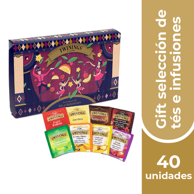 INFUSIONES TE TWININGS CAJA 40 UN GIFT SELECTION - 1