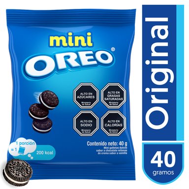 GALLETAS OREO® MINI SABOR ORIGINAL PACK 27 UN. 40G C/U - 1