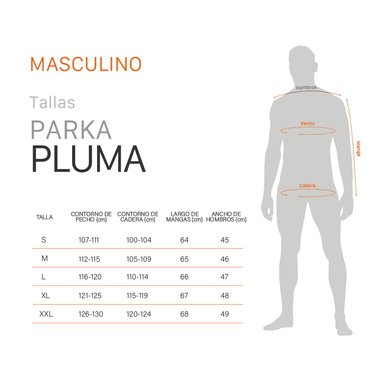 PARKA PLUMA AMORAK ROJO HOMBRE DOITE - 6