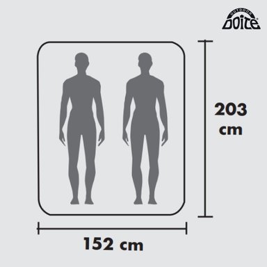 COLCHÓN INFLABLE DOITE 37 CM X 11 CM ALICANTE QUEEN CELESTE - 2