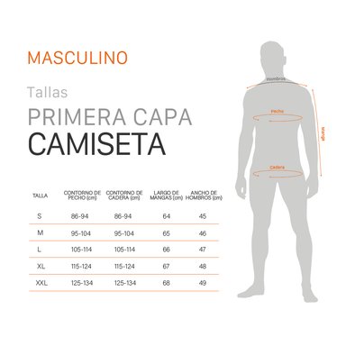 CAMISETA PRIMERA CAPA HOMBRE THERMOACTIVE GRIS DOITE - 7
