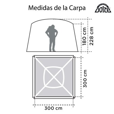 COMEDOR DOITE PARA 6 PERSONAS SUIZA 3X3MT. - 4