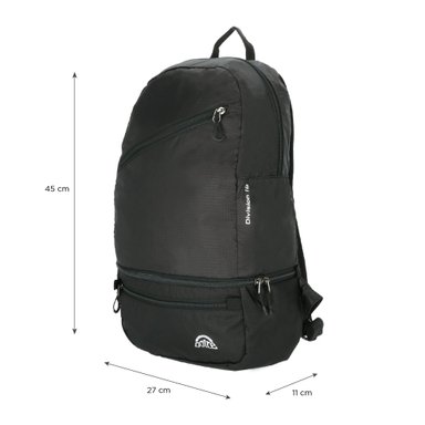 MOCHILA COMPACTABLE DIVISION 18 LITROS NEGRO DOITE - 7