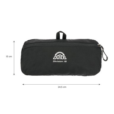 MOCHILA COMPACTABLE DIVISION 18 LITROS NEGRO DOITE - 8