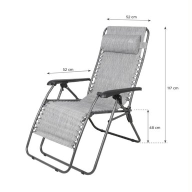 SILLA DOITE ZERO-G MULTI POSICIÓN ACERO GRIS - 5