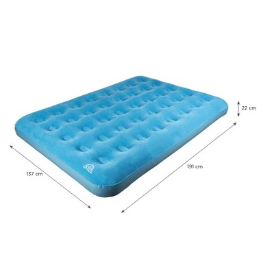 COLCHÓN INFLABLE DOITE 27 CM X 8 CM ALICANTE DOBLE CELESTE - 2