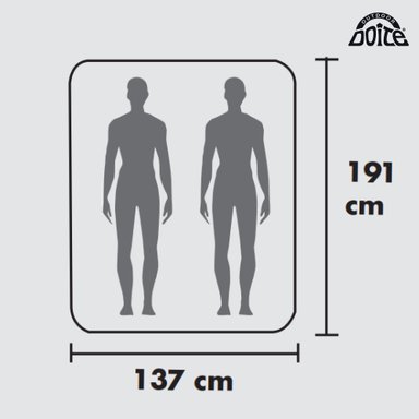 COLCHÓN INFLABLE DOITE 27 CM X 8 CM ALICANTE DOBLE CELESTE - 3