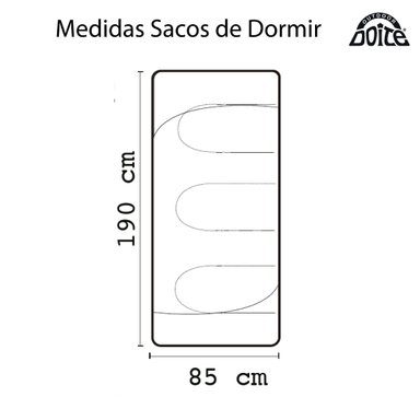 SACO DE DORMIR DOITE COMPASS AZUL CLARO - 2