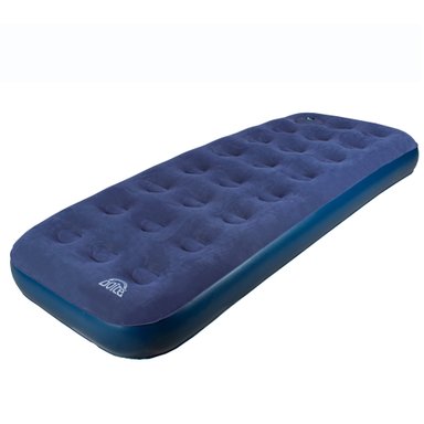 COLCHON INFLABLE TUSCANY SINGLE INFLADOR DE PIE AZUL DOITE - 1