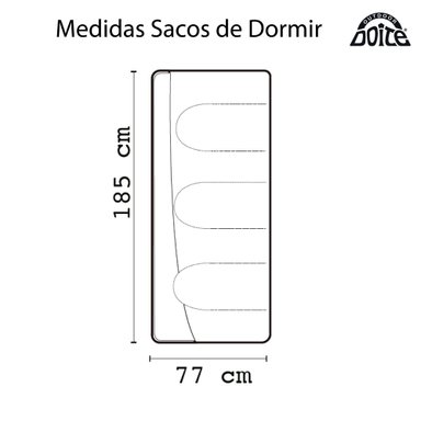 SACO DE DORMIR DOITE TEMPO NARANJO - 3